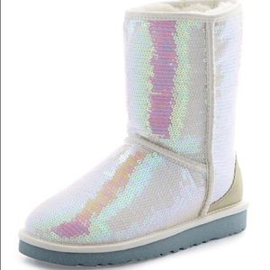 White Sparkle Uggs